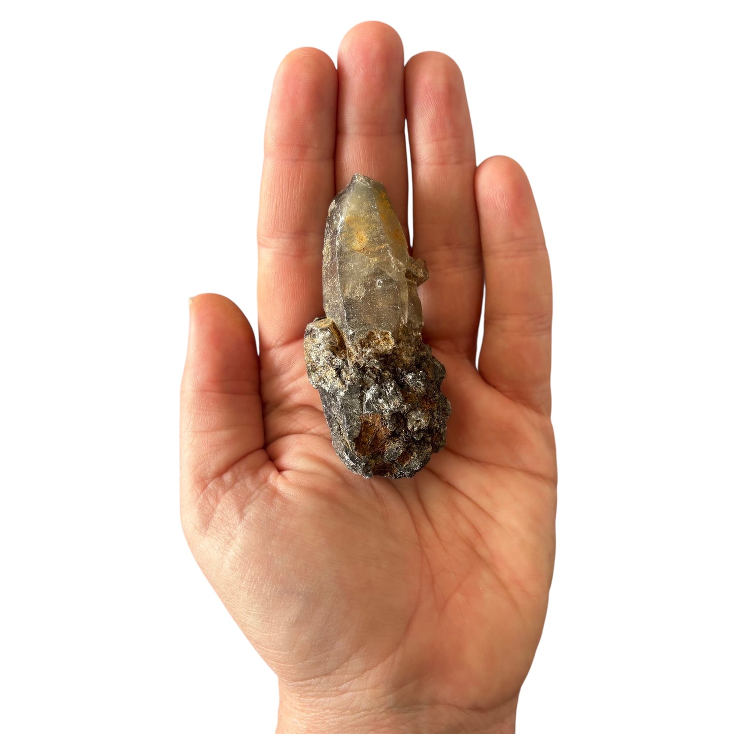 78g Smokey Quartz & Tourmaline Raw