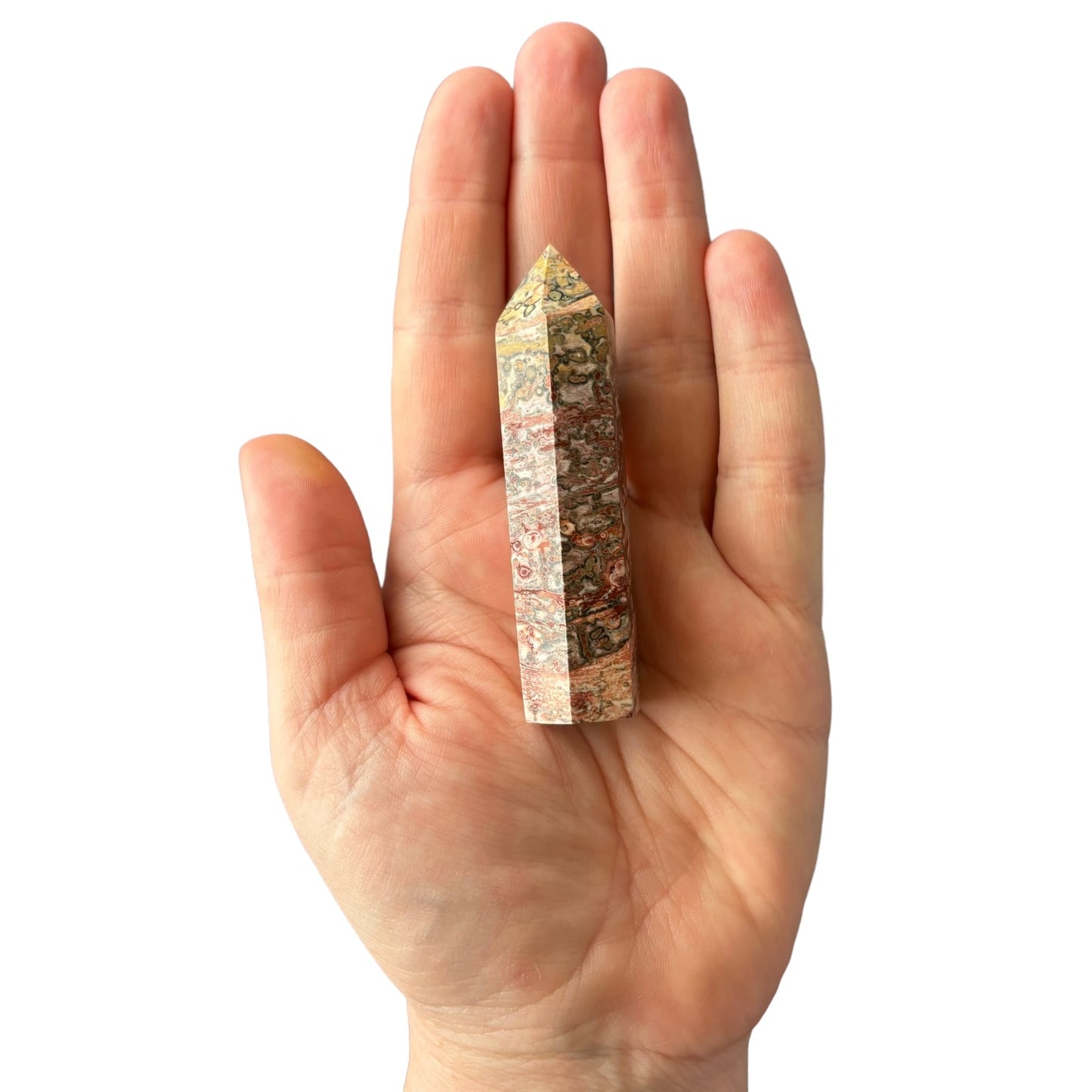 77mm Leopard Skin Jasper Point