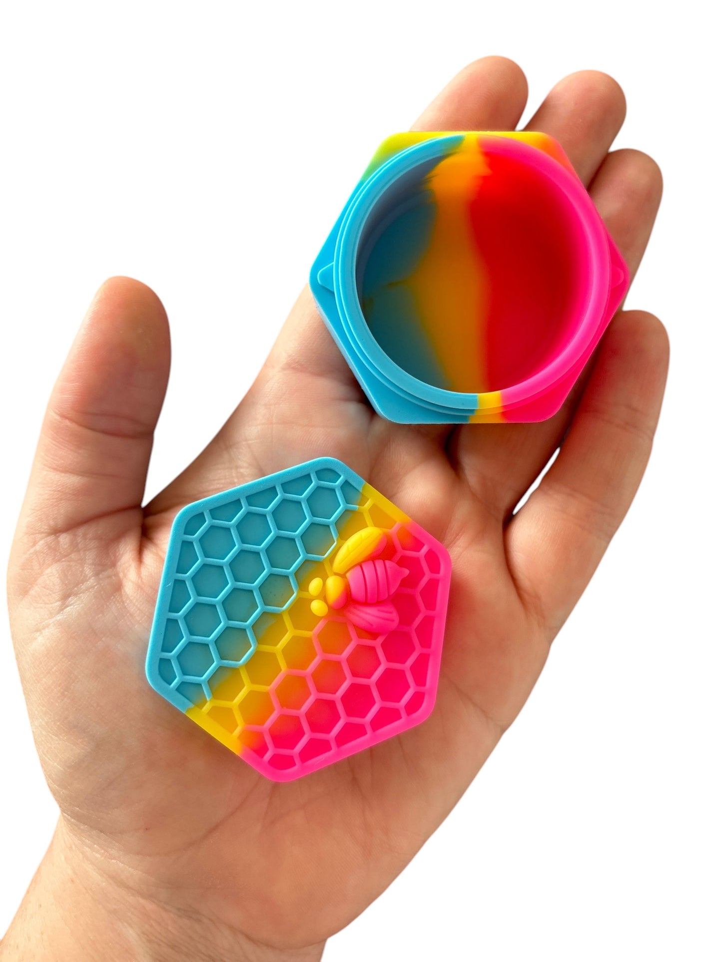 Silicone Bee Colourful Container