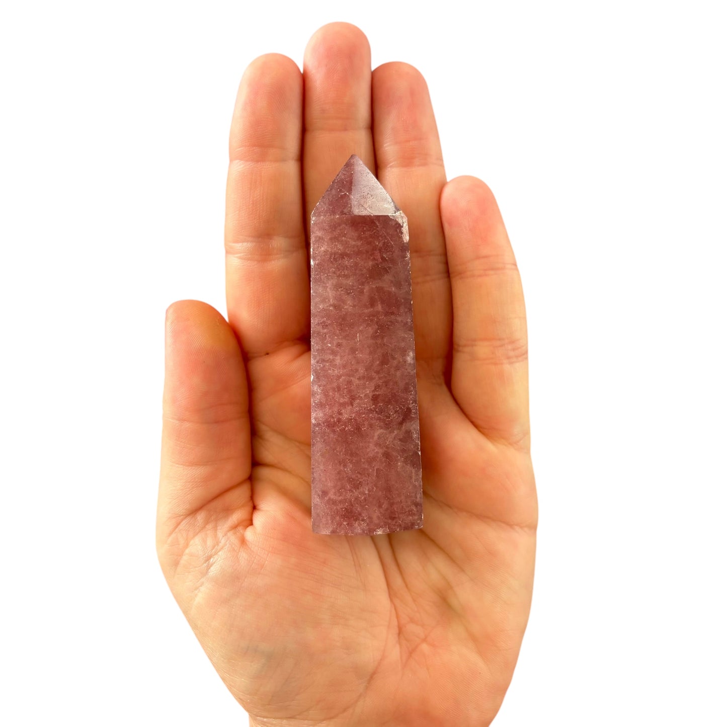 84mm Strawberry Quartz Point