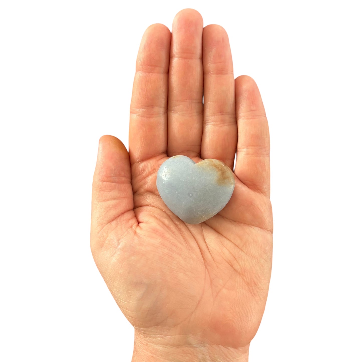 40g Angelite Heart