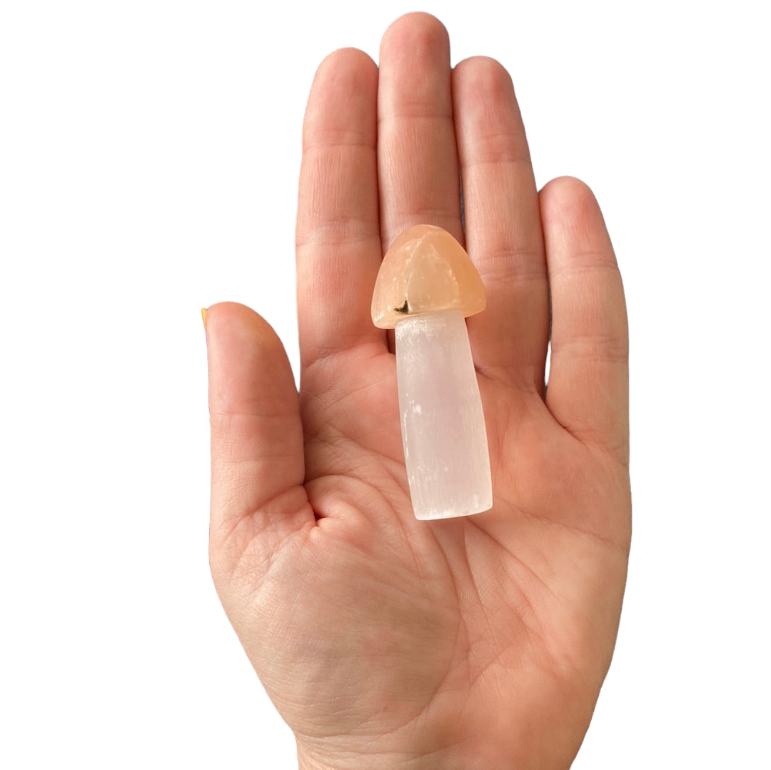 40g Selenite Mushroom