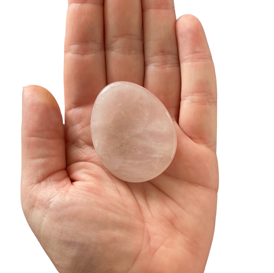 Rose Quartz Worry Stone