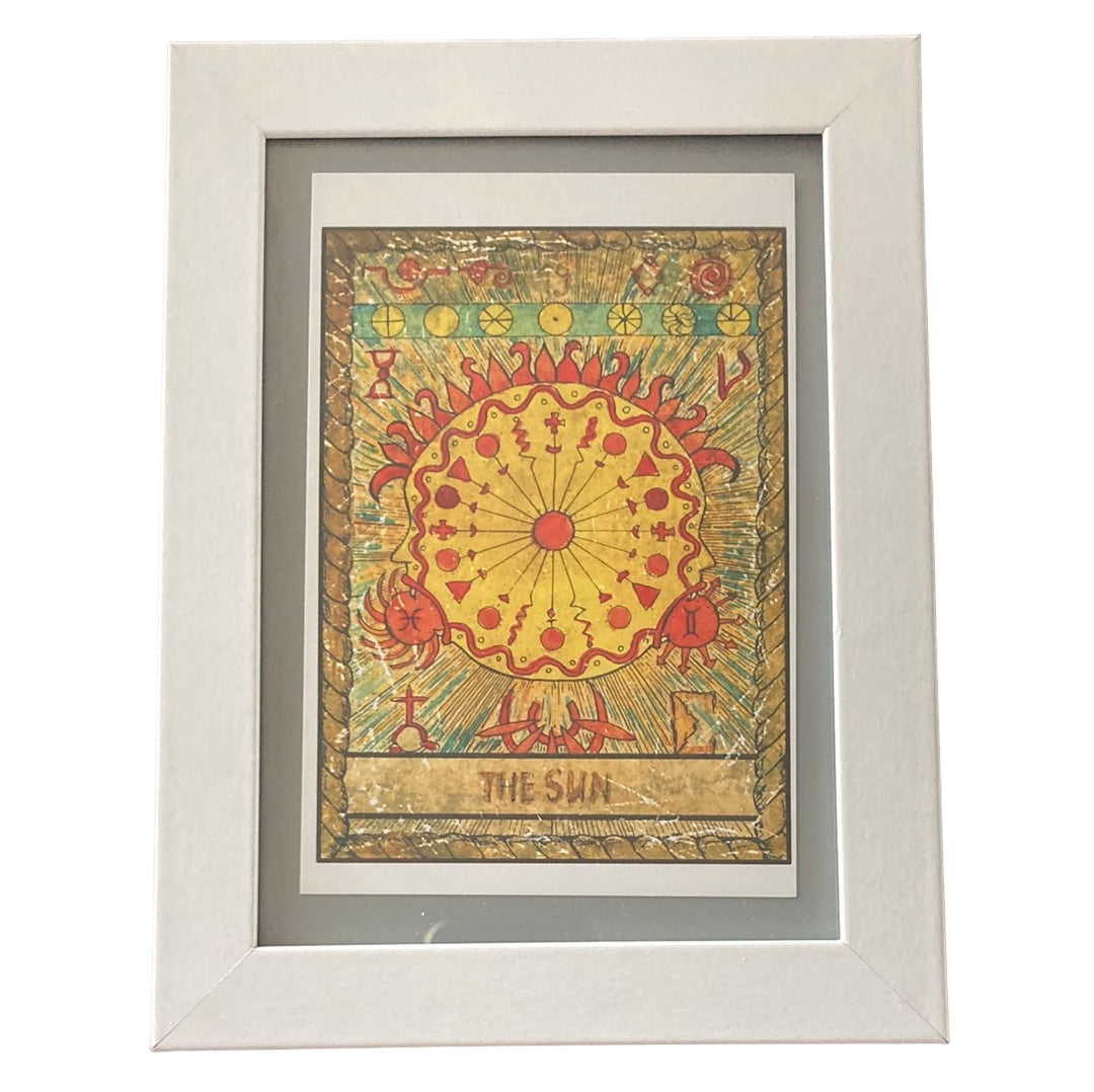 Framed Vintage Art-The Sun