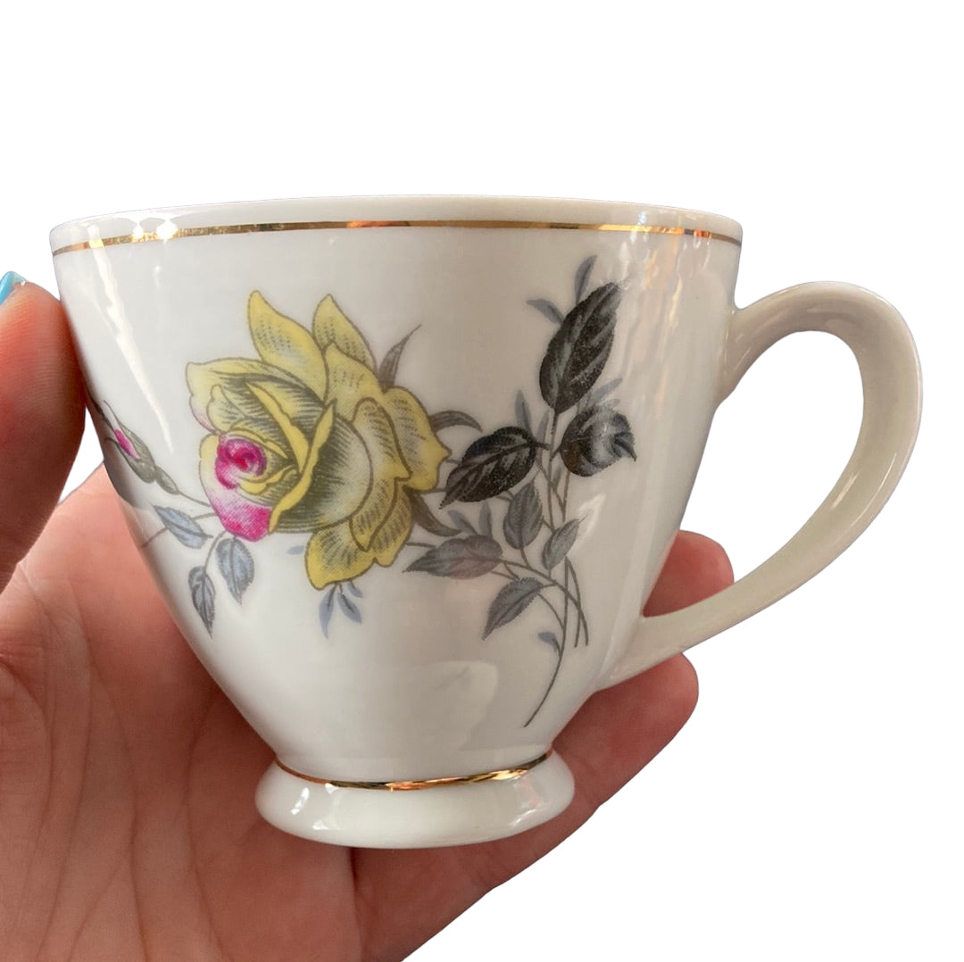 Floral Cup & Saucer