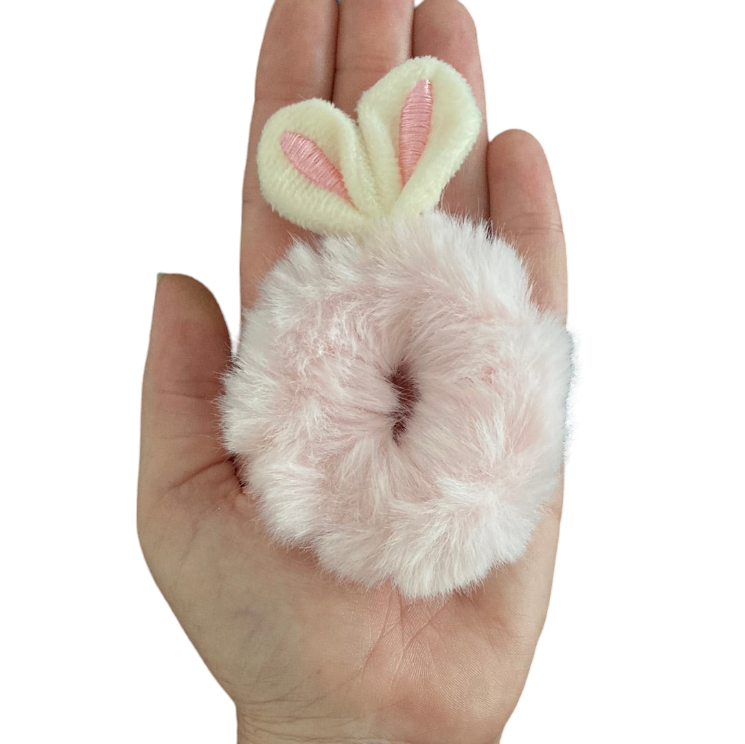 Light Pink Rabbit Scrunchie