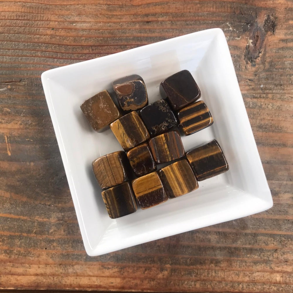 15-20g Tiger Eye Cube