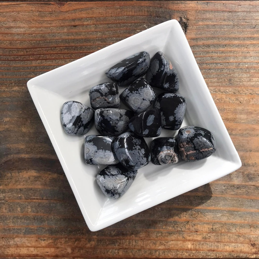 10-15g Snowflake Obsidian $4 Tumble