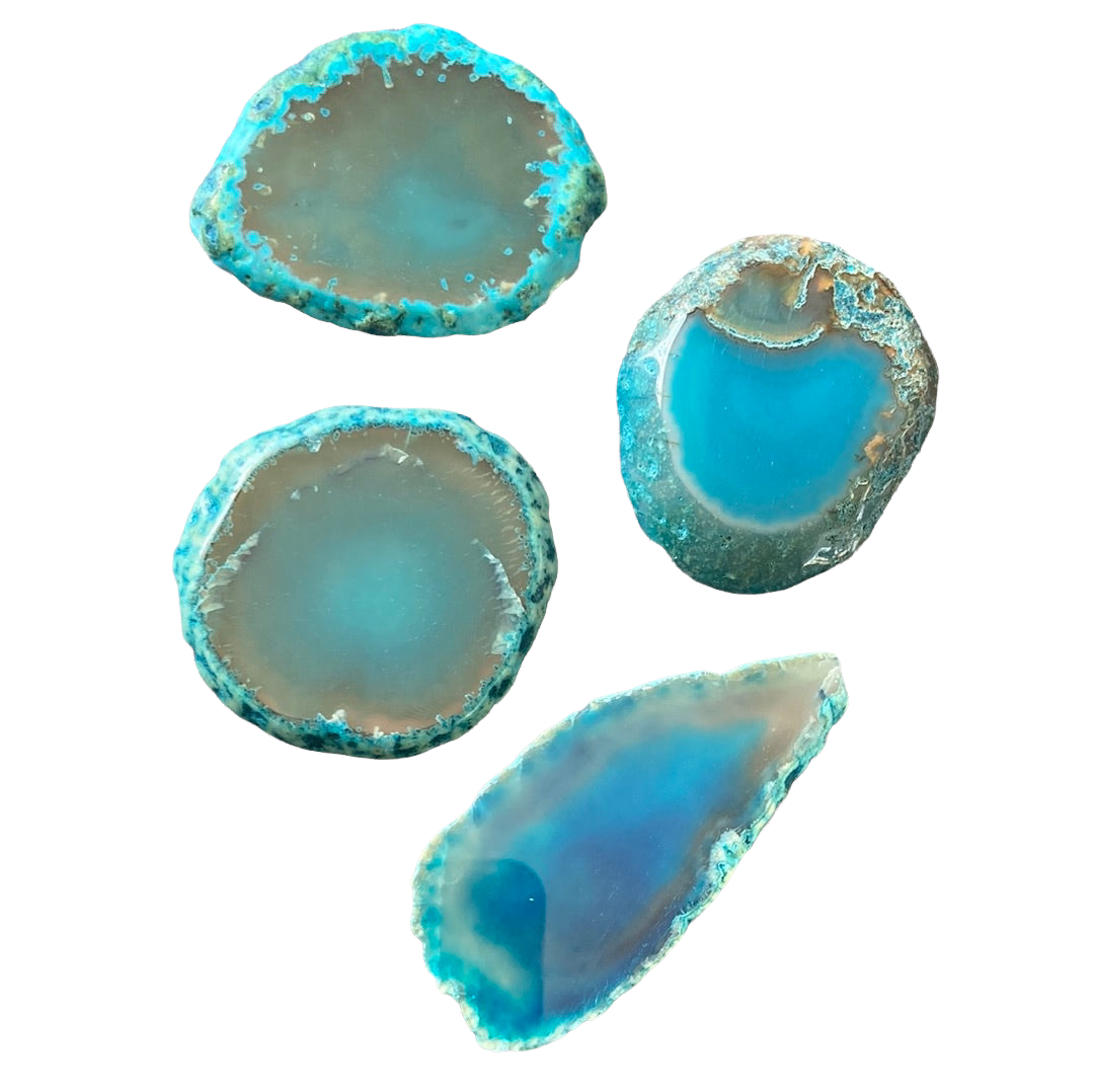 $7 Blue Dyed Agate Slice