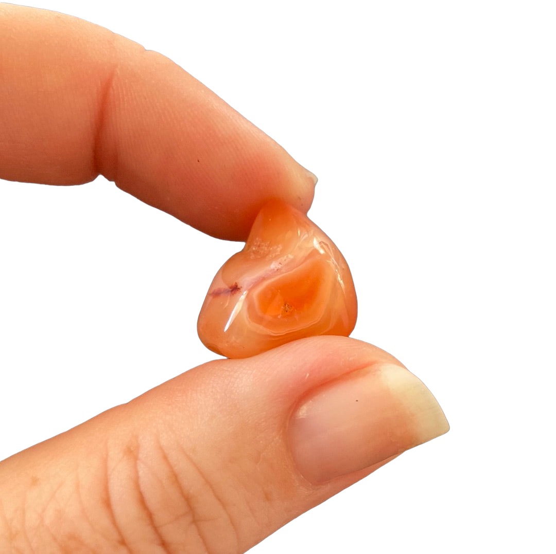 5-10g Apricot Agate Tumble