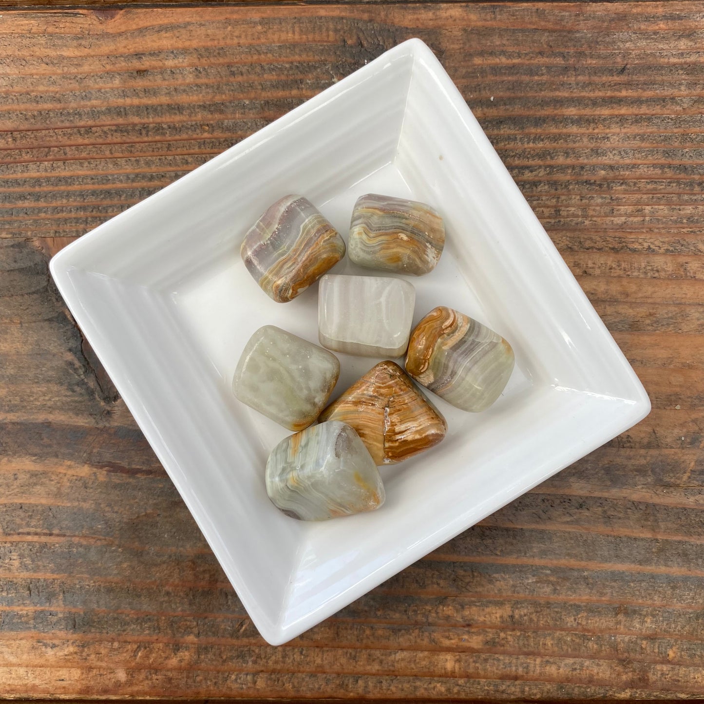 15-20g Pink Banded Onyx Tumble