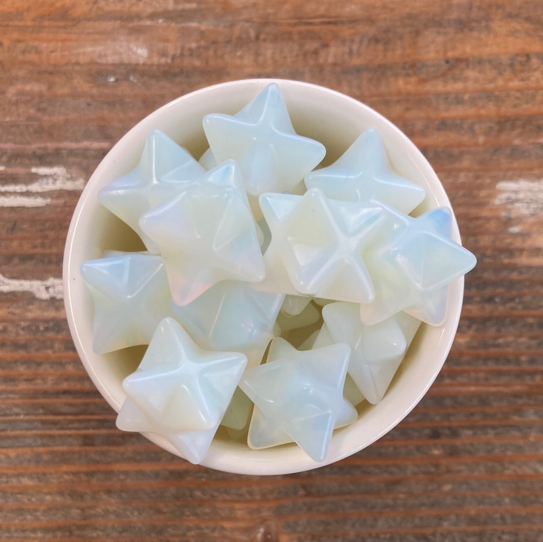 Opalite 13mm Merkaba Star