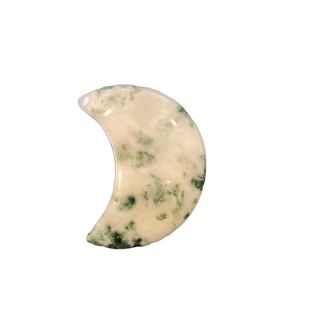Moss Agate Moon