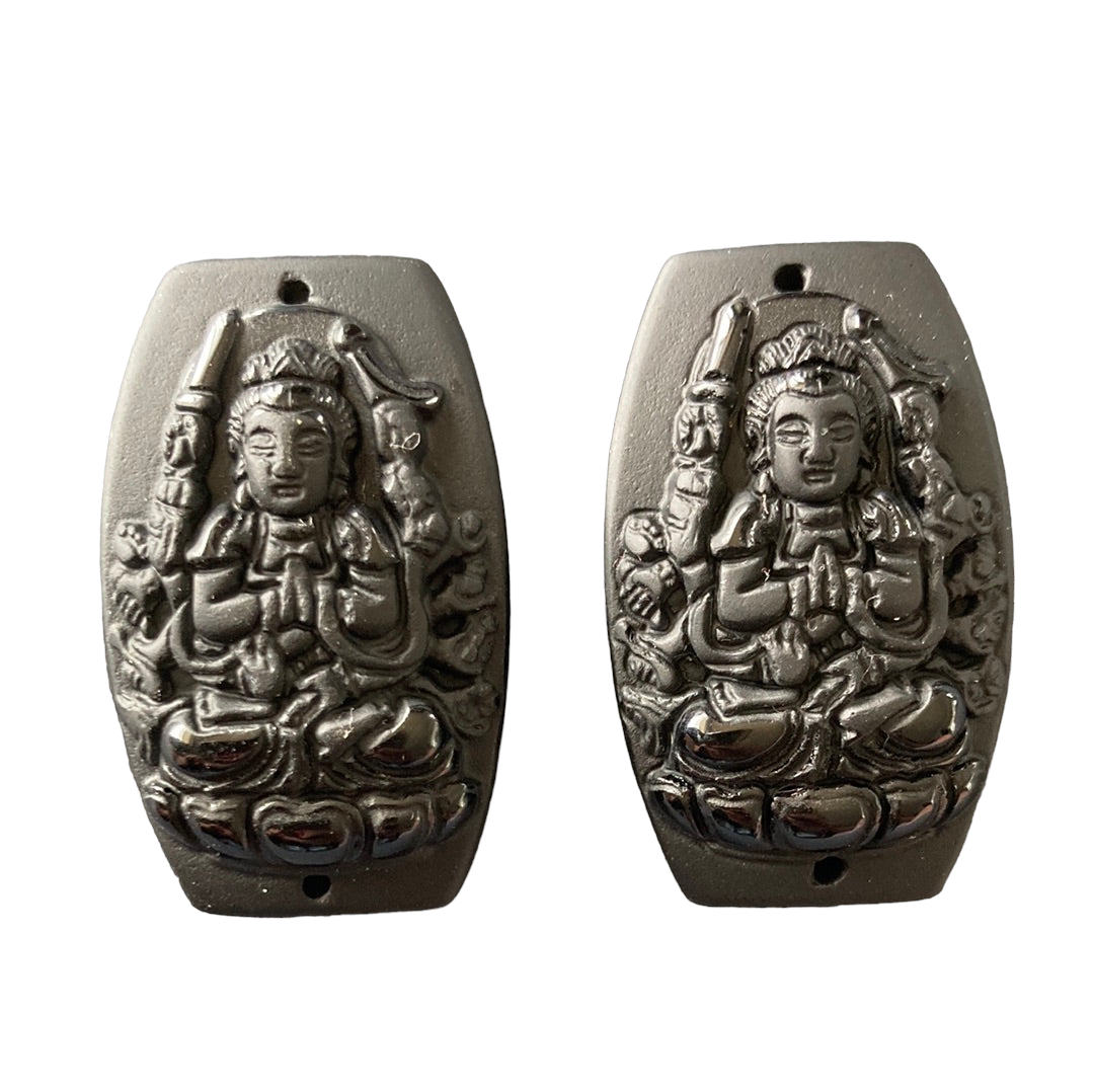 Black Obsidian Small Buddha Pendant