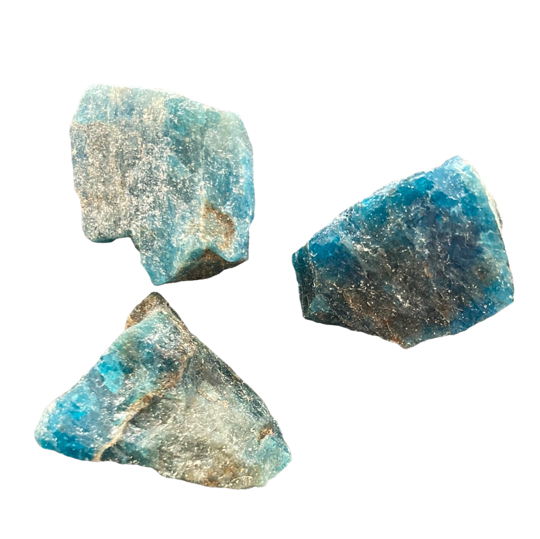 5-15g Blue Apatite Raw