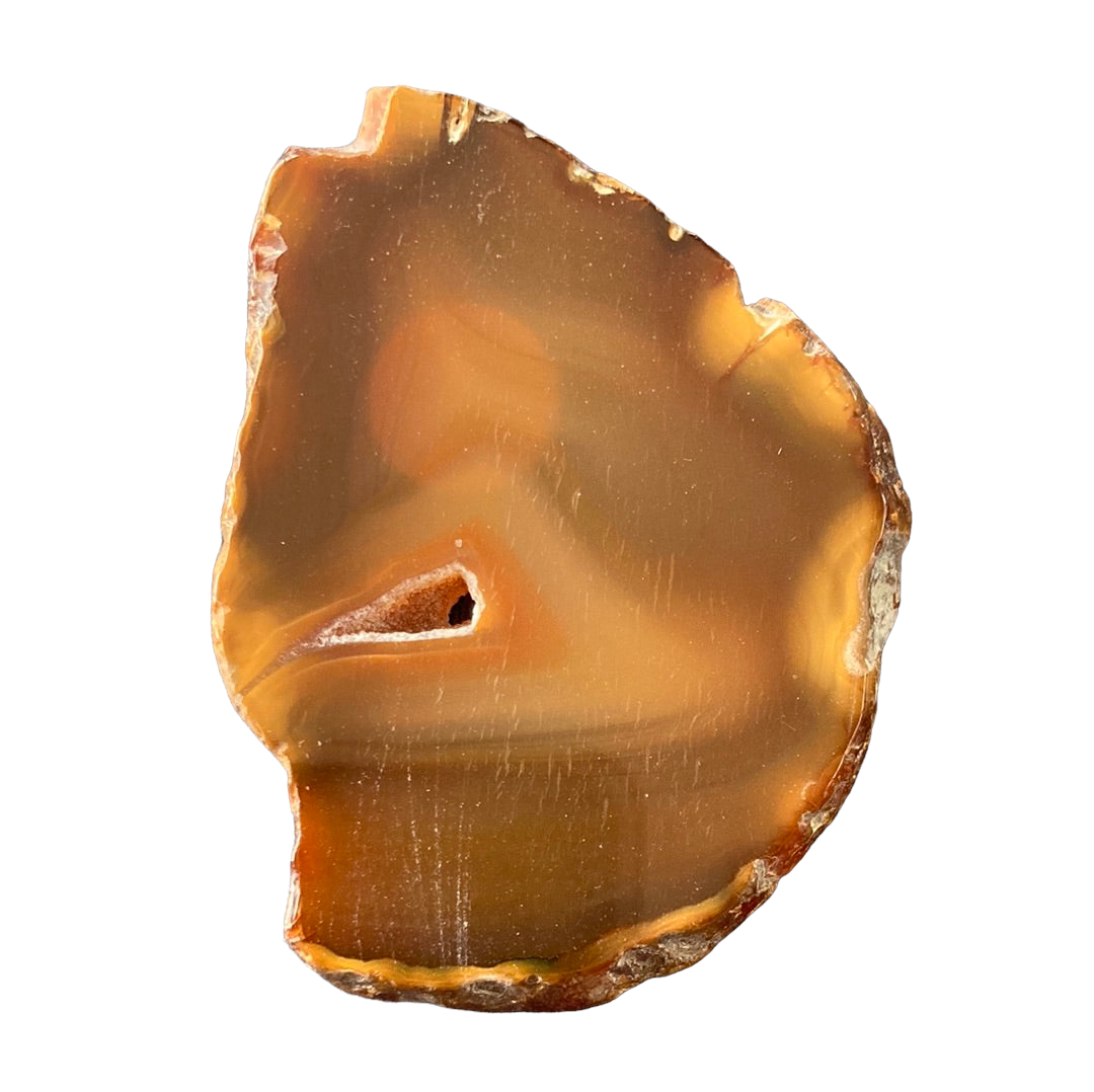 $9 Brown Dyed Agate Slice