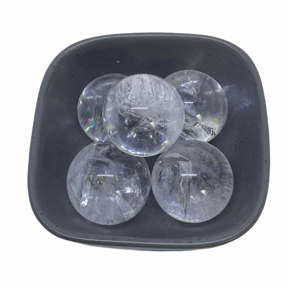 27-30mm Crackling Quartz Sphere