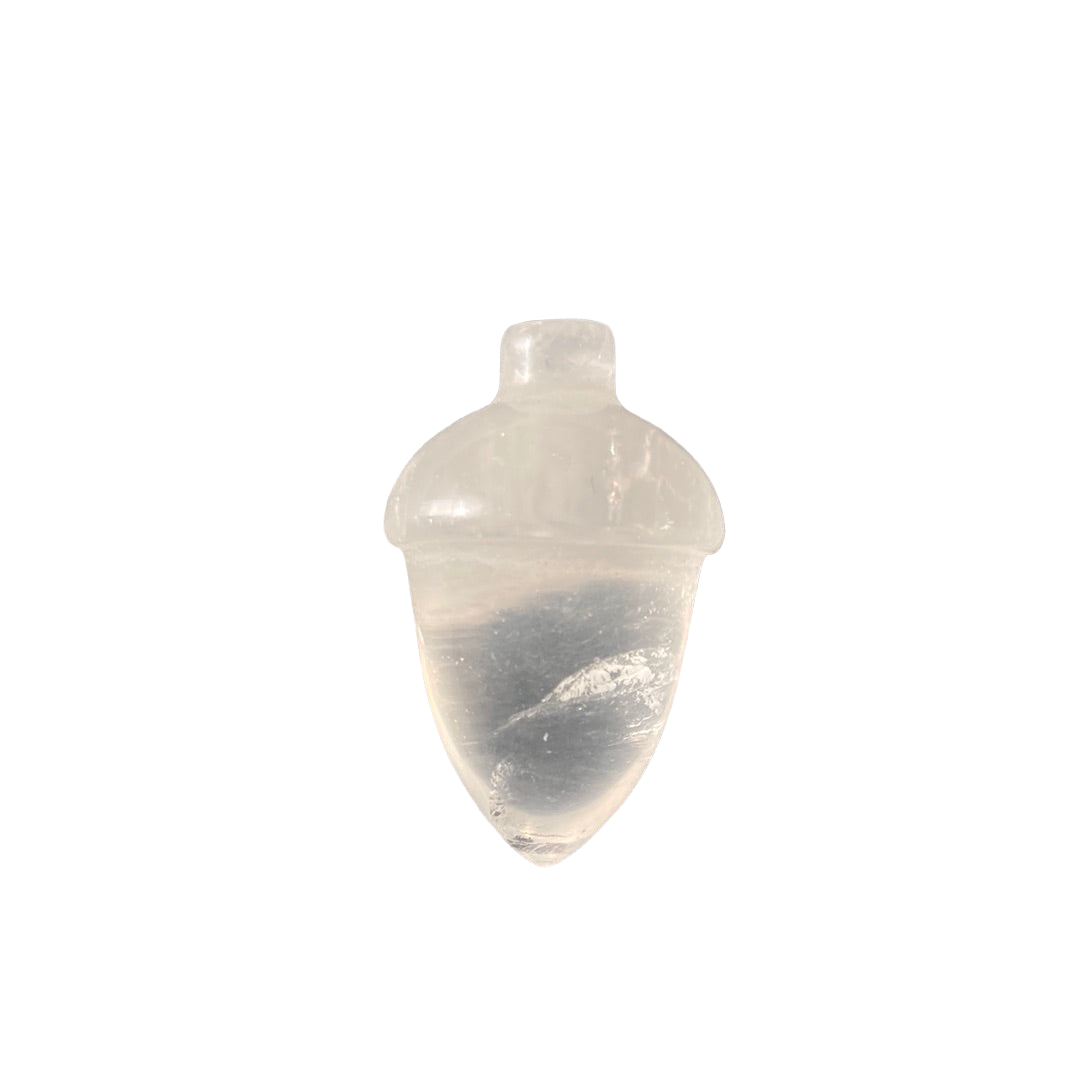 Clear Quartz Acorn