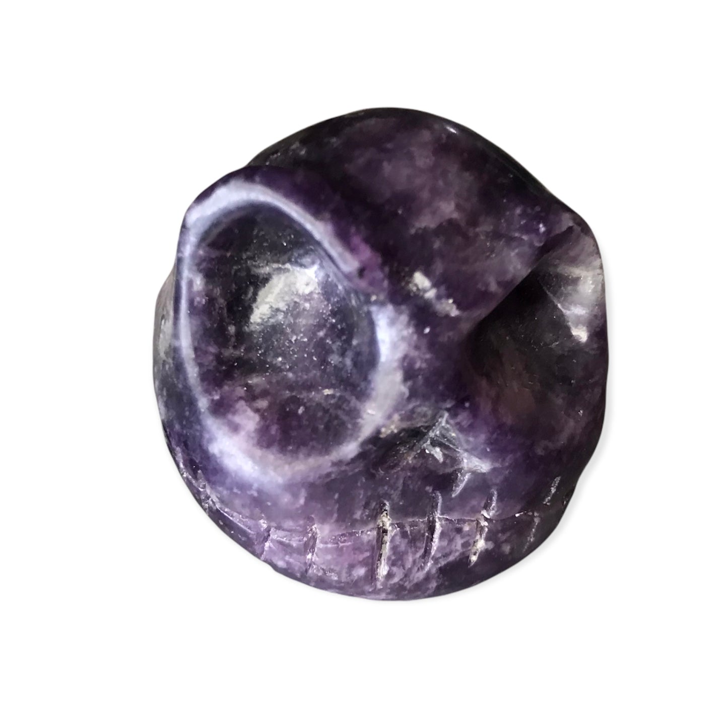 Lepidolite Jack Skellington Head carving