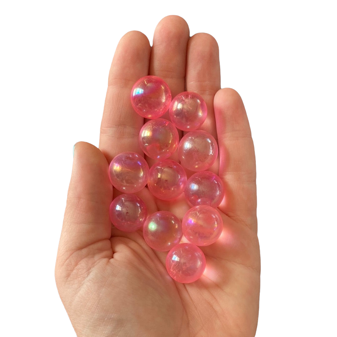 15-20mm Pink Aura Sphere
