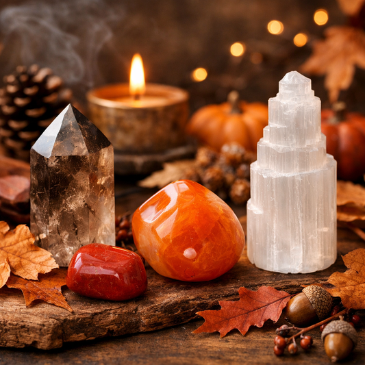 Crystals for Autumn: Slowing down, Grounding and Letting go 🍁🍂