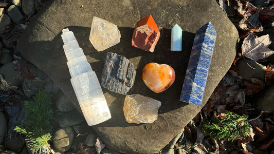 Harmonizing Elements: Crystals for Earth, Air, Fire, and Water