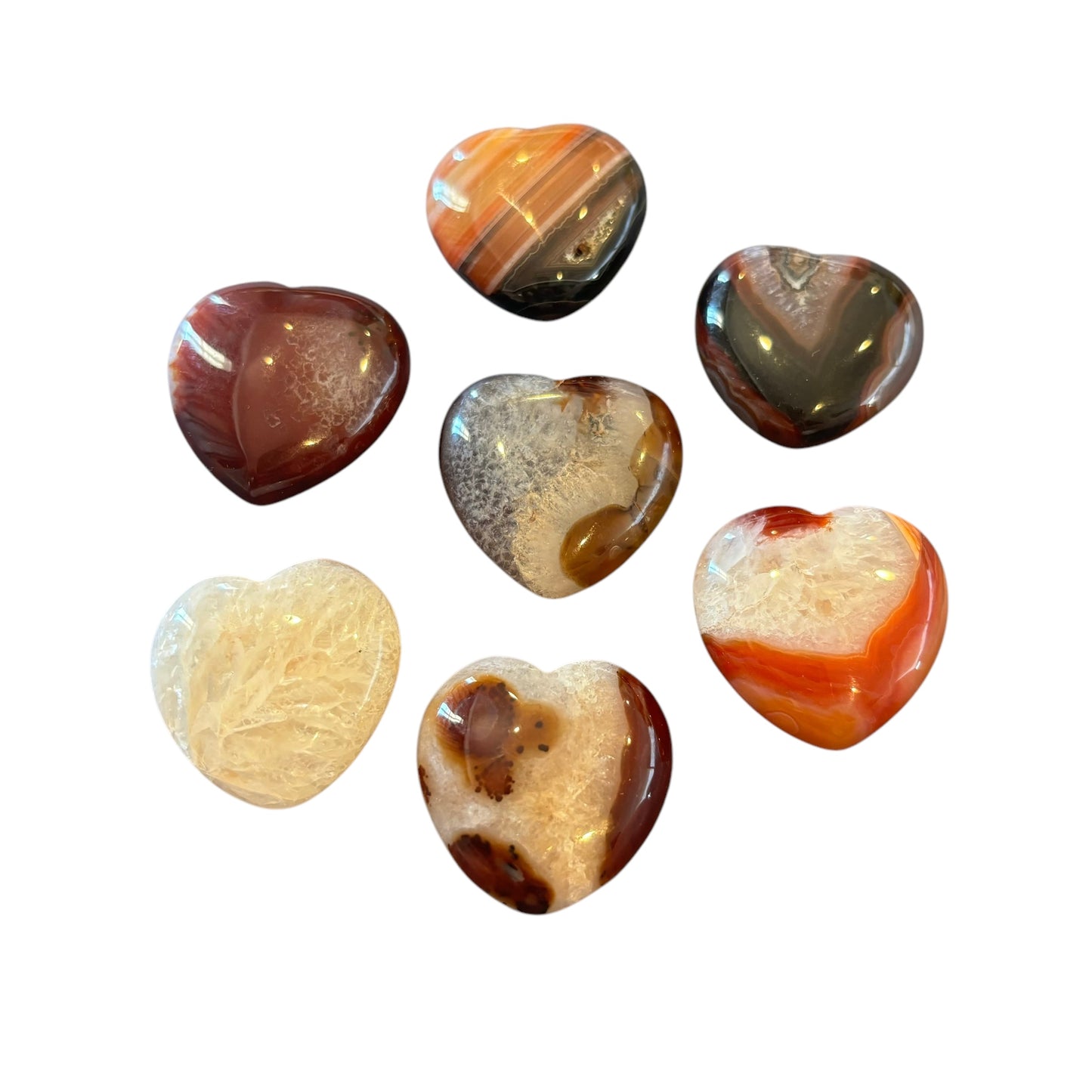 15-20g Carnelian Heart