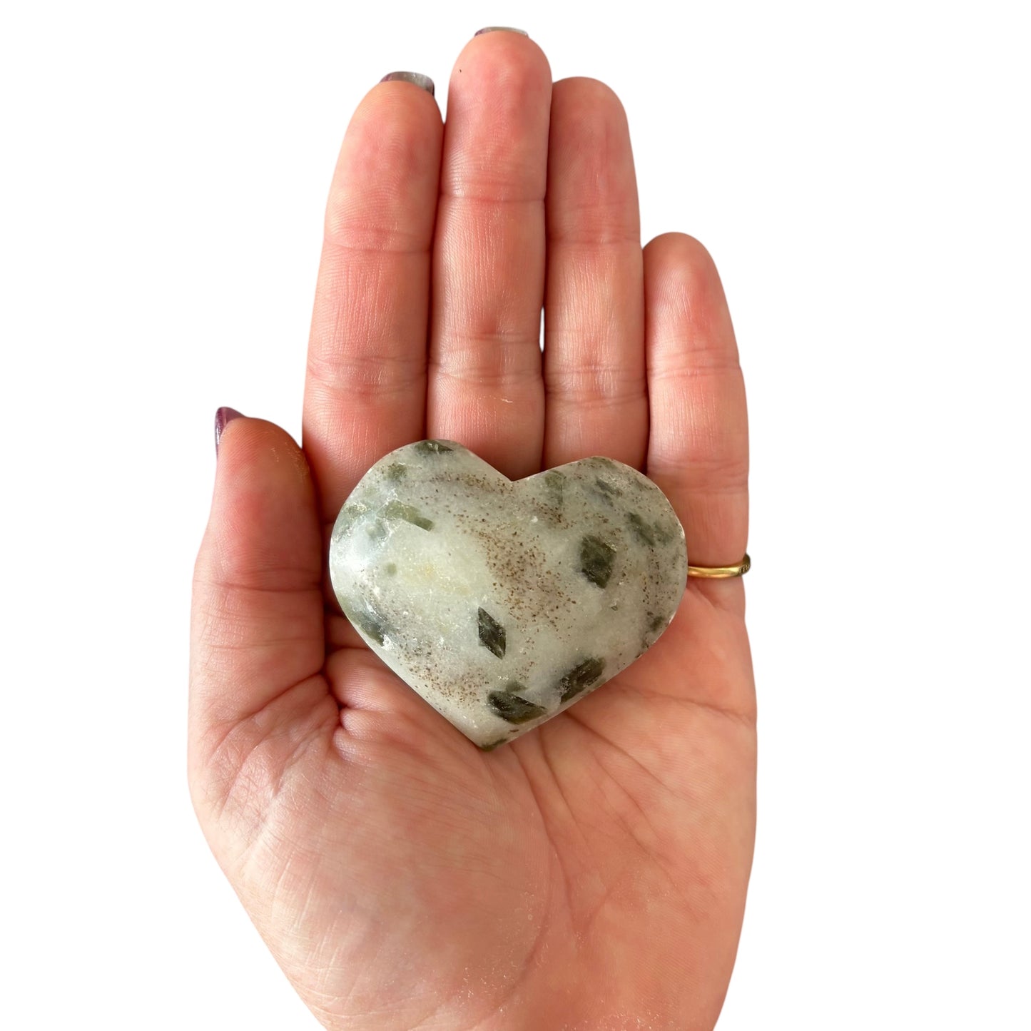 96g Green Tourmaline Heart