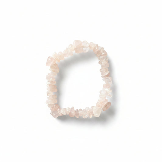 Rose Quartz Chip Bracelet