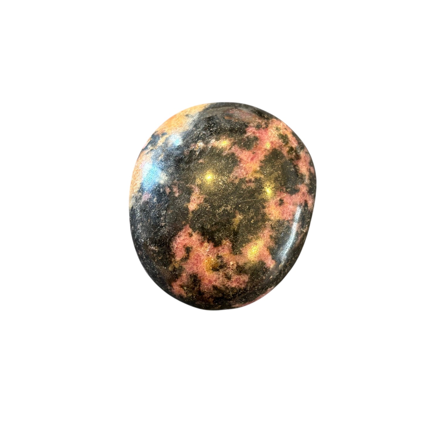 225g Rhodonite Palm Stone