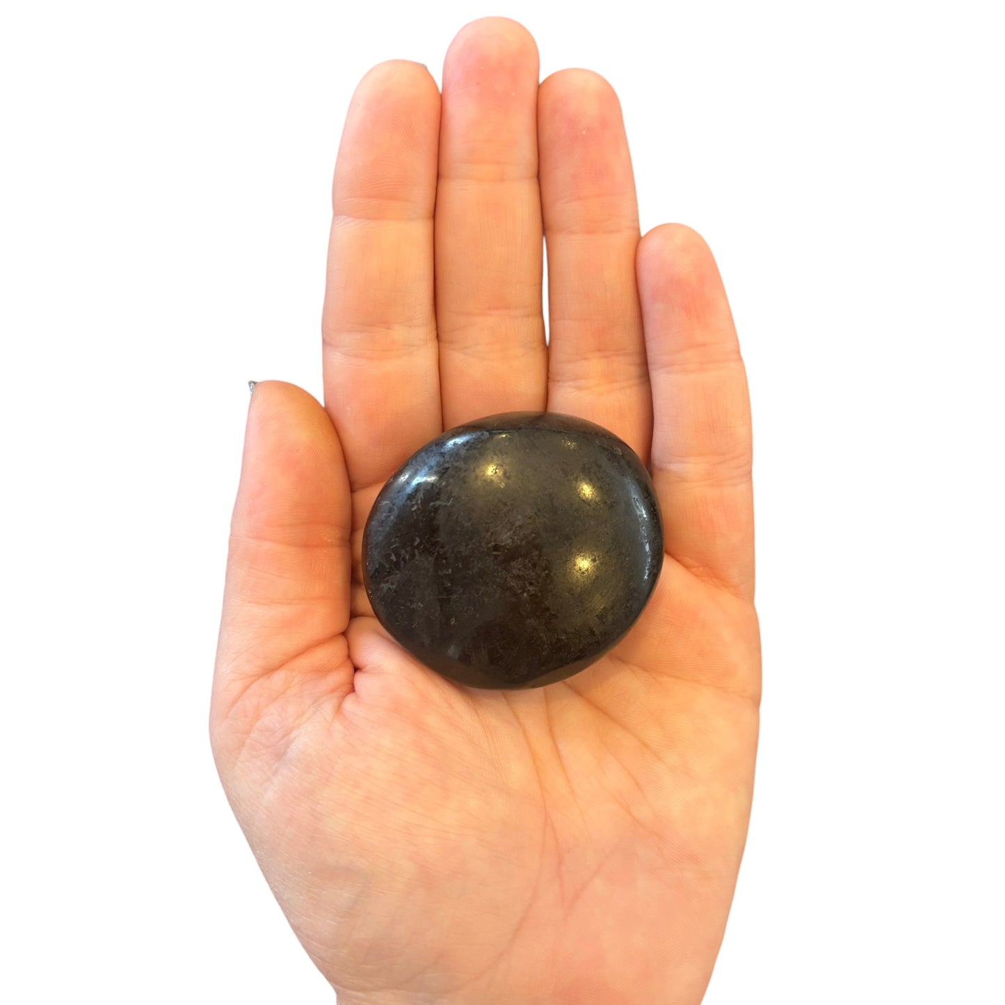 96g Black Tourmaline Palm Stone