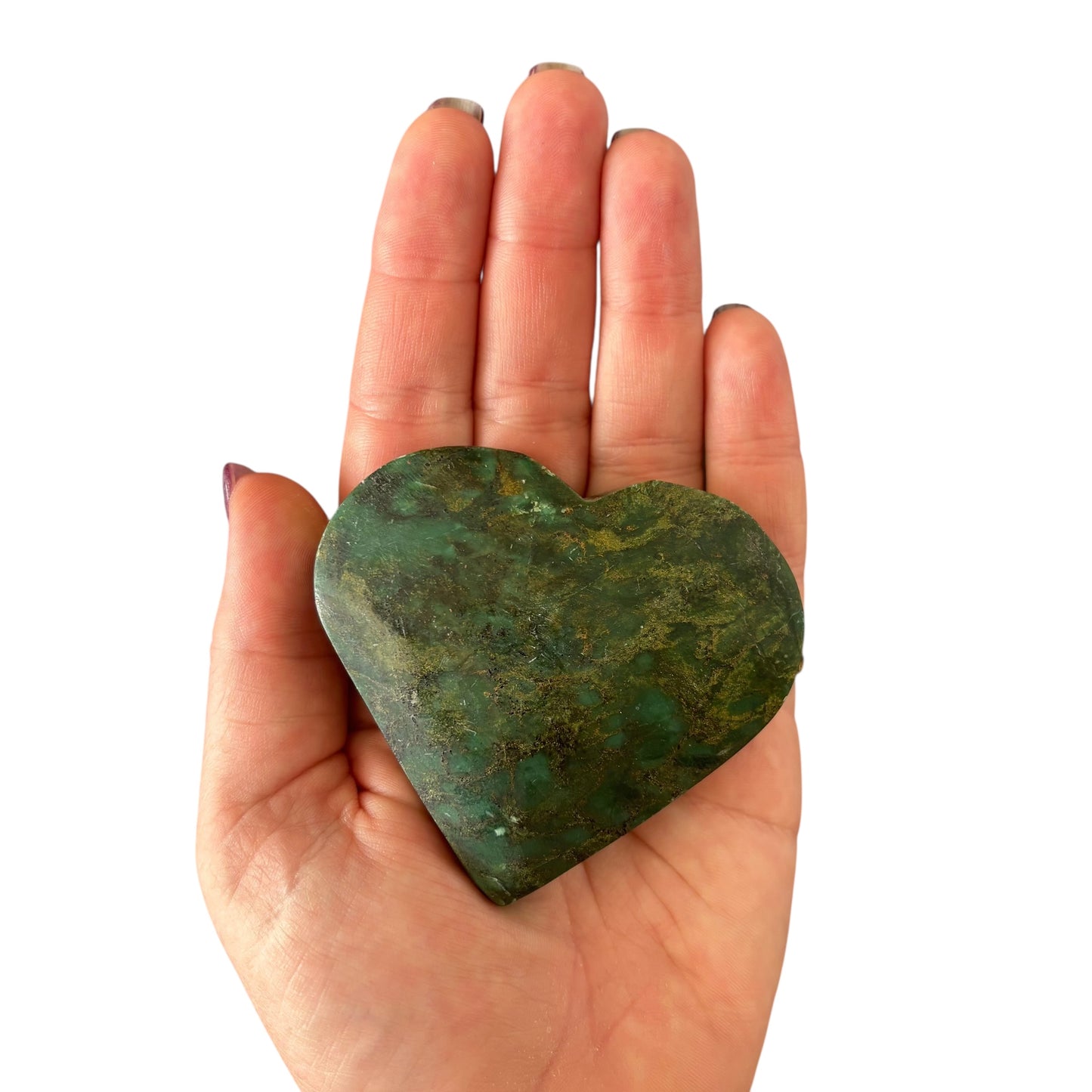 166g Verdite Heart