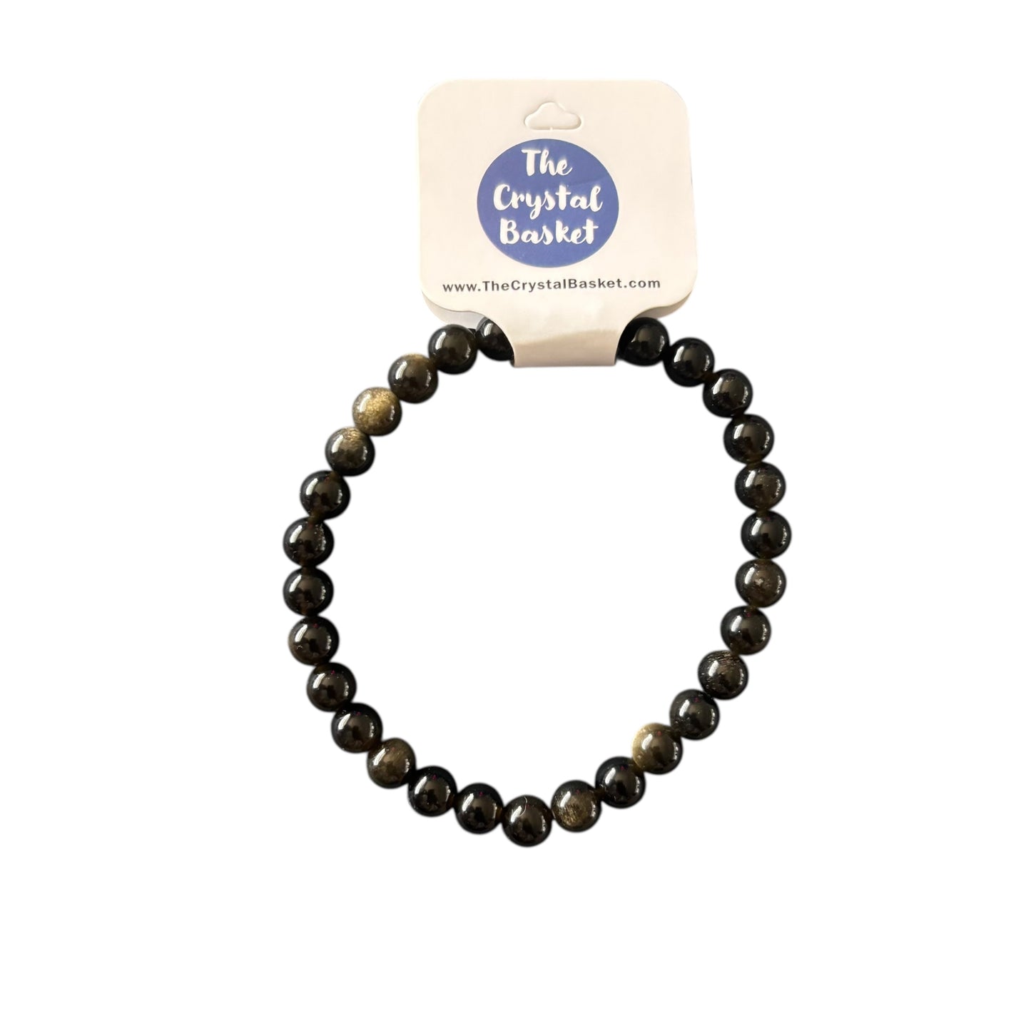 6mm Goldsheen Obsidian Bracelet