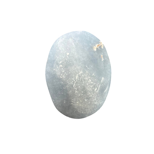 118g Angelite Palm Stone