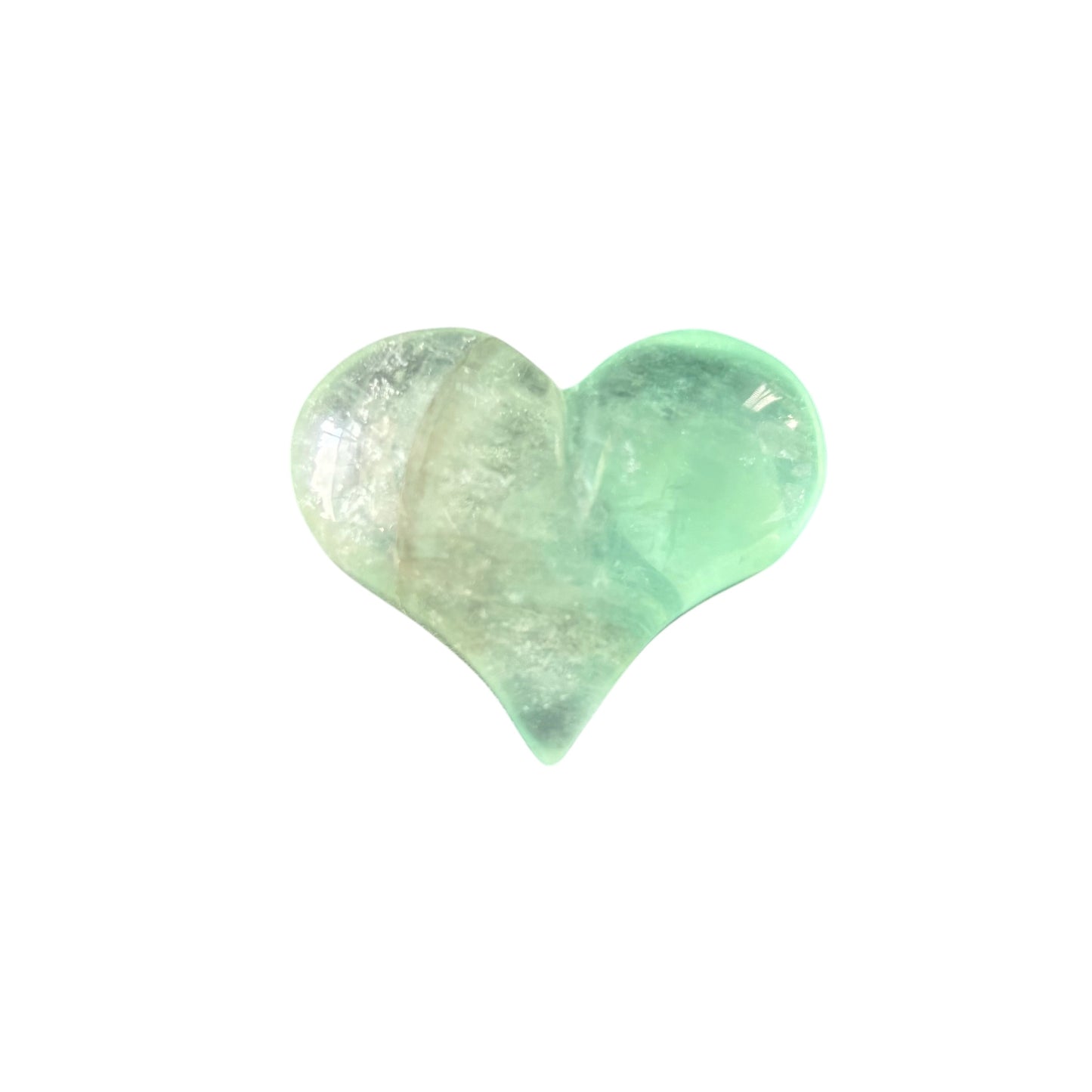 73g Fluorite Heart