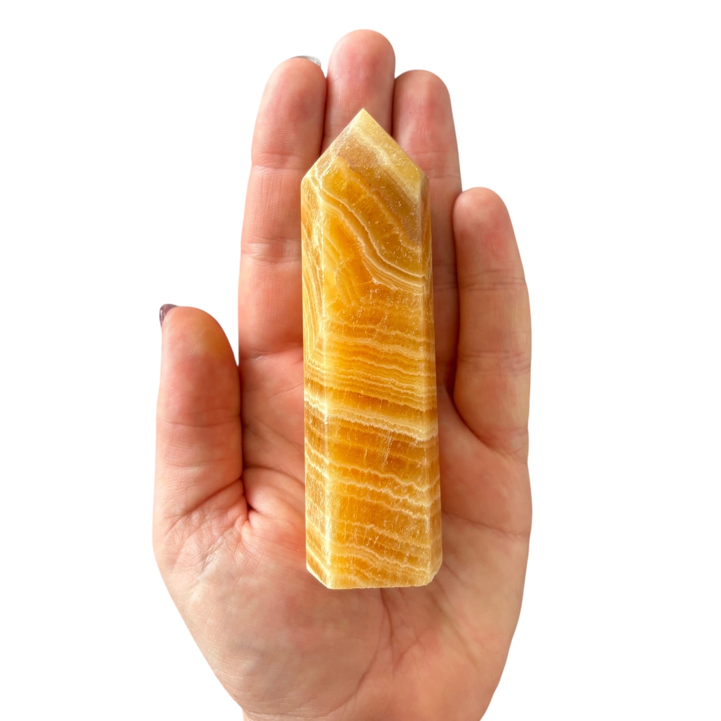 105mm Yellow Calcite Point