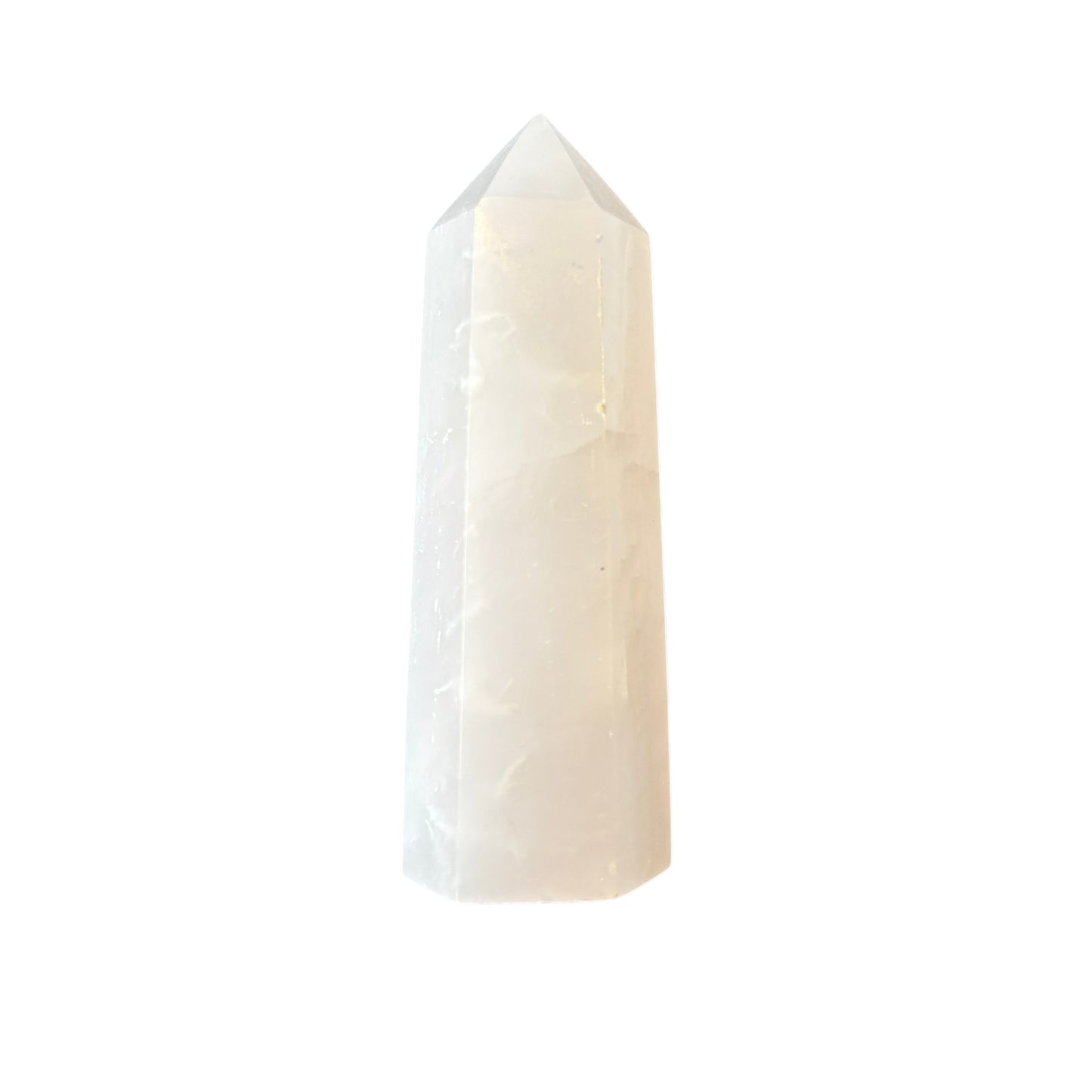 87mm Pink Mangano Calcite Point