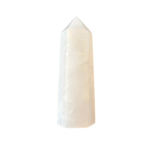 87mm Pink Mangano Calcite Point