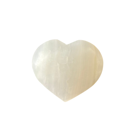 133g White Jade Heart