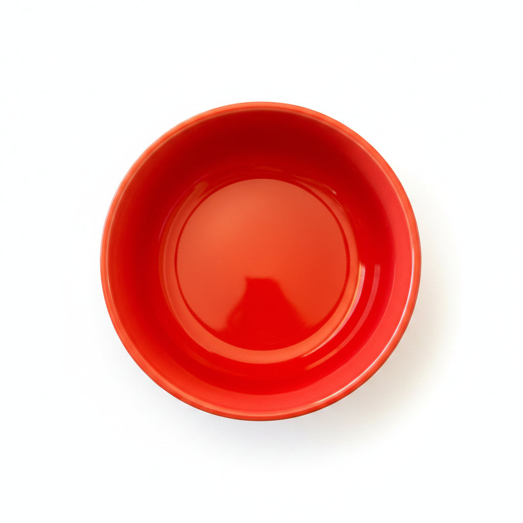 Round Red Trinket Tray