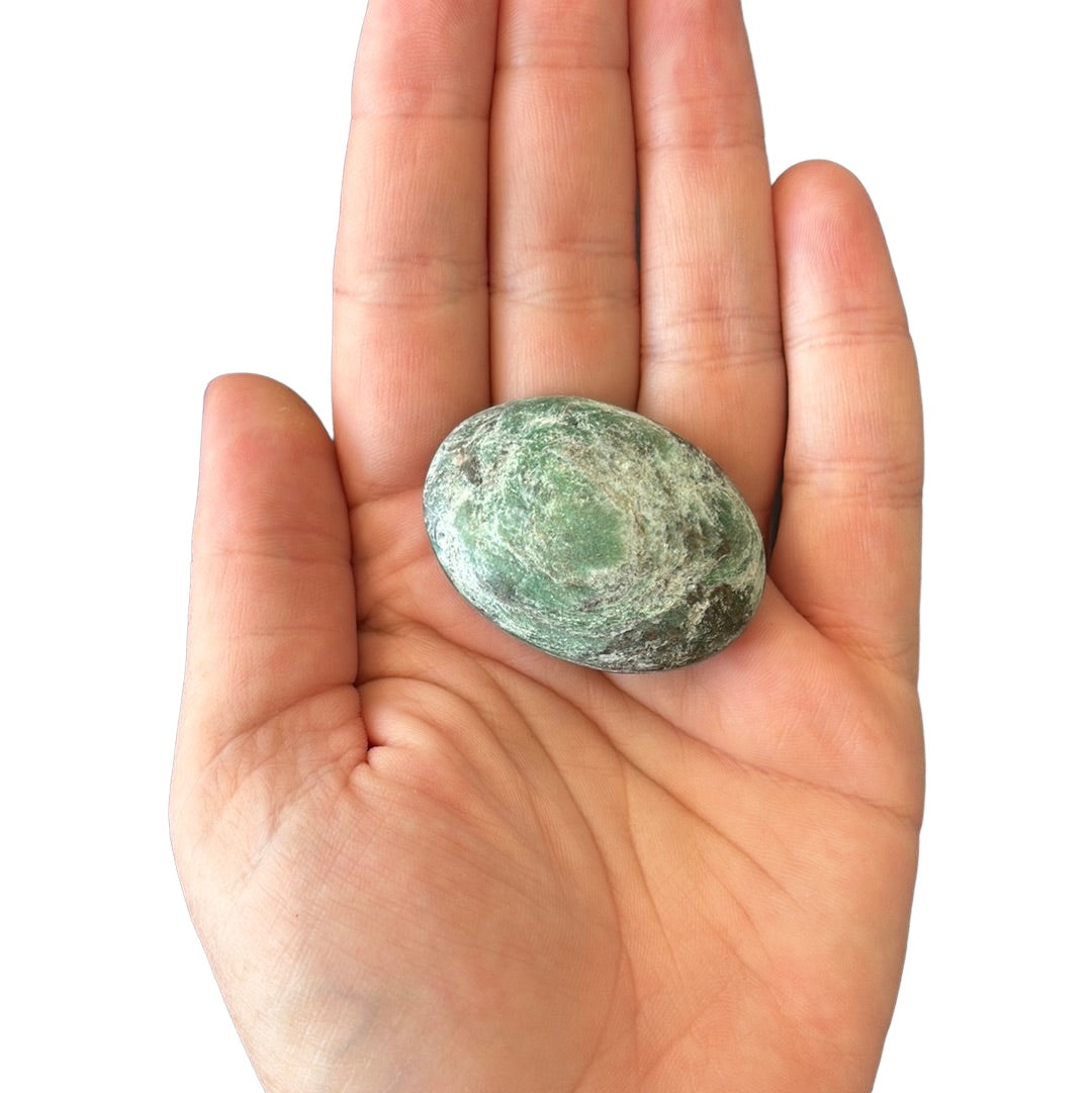 32g Fuchsite Palm Stone