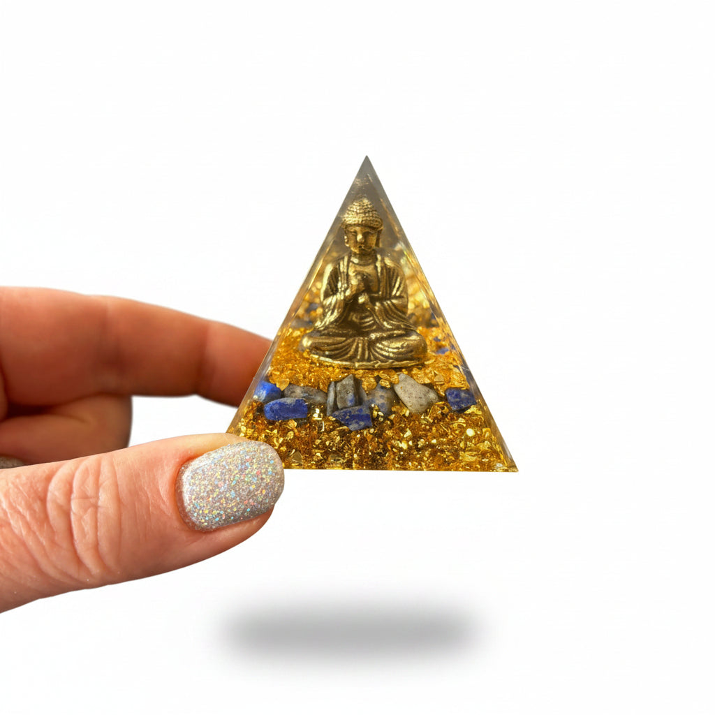 Lapis Lazuli Buddha Pyramid