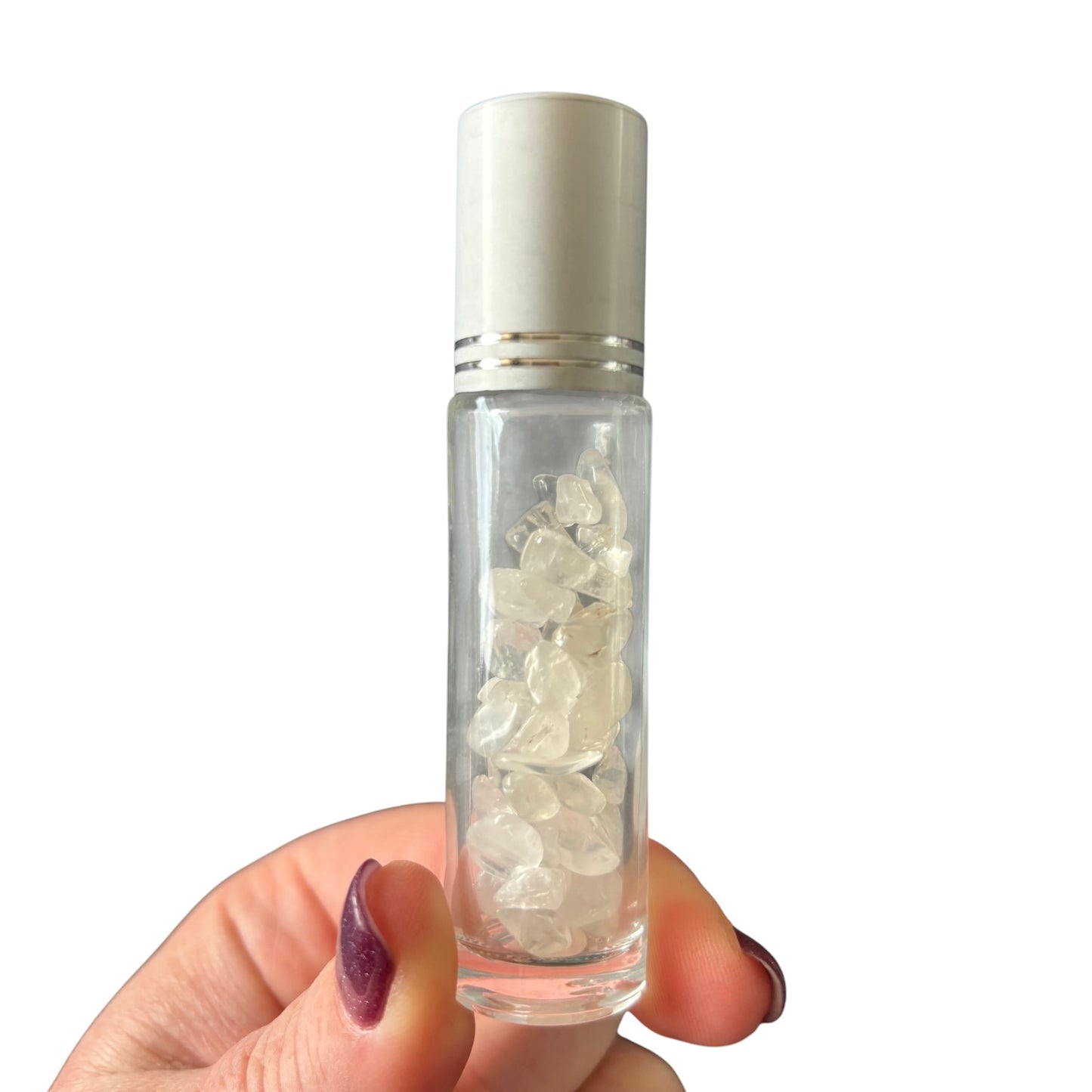 Clear Quartz Roller Bottle