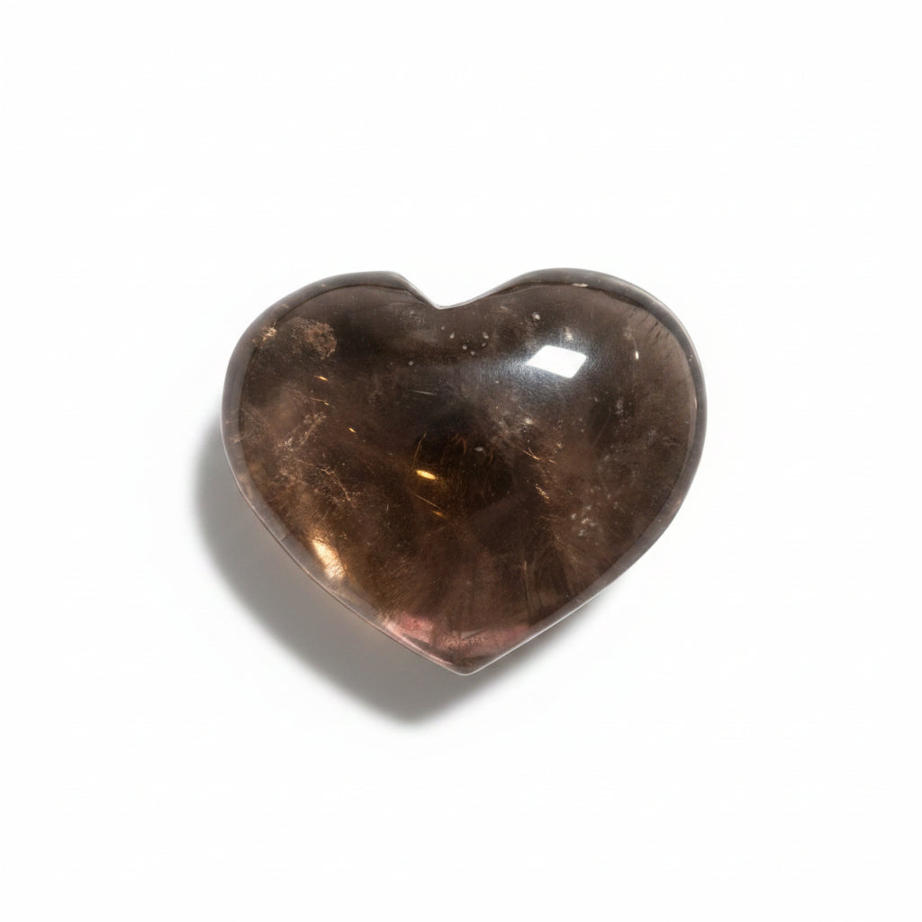 98g Smokey Quartz Heart