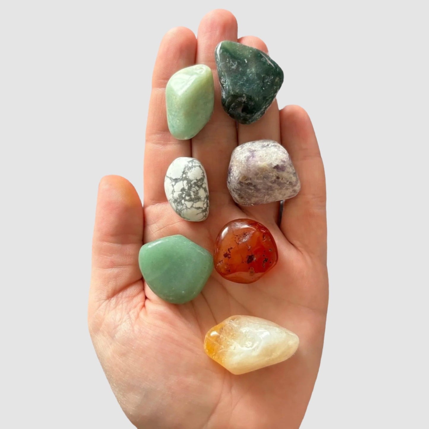 Tumbled Crystals Virgo 7 Pack