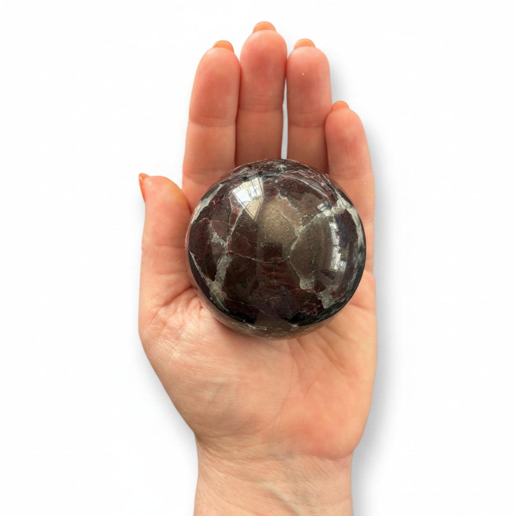 65mm Garnet Sphere