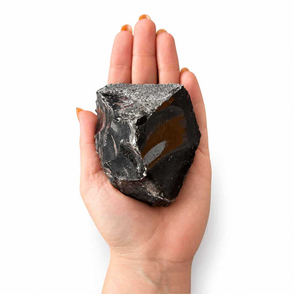325g Black Obsidian Raw