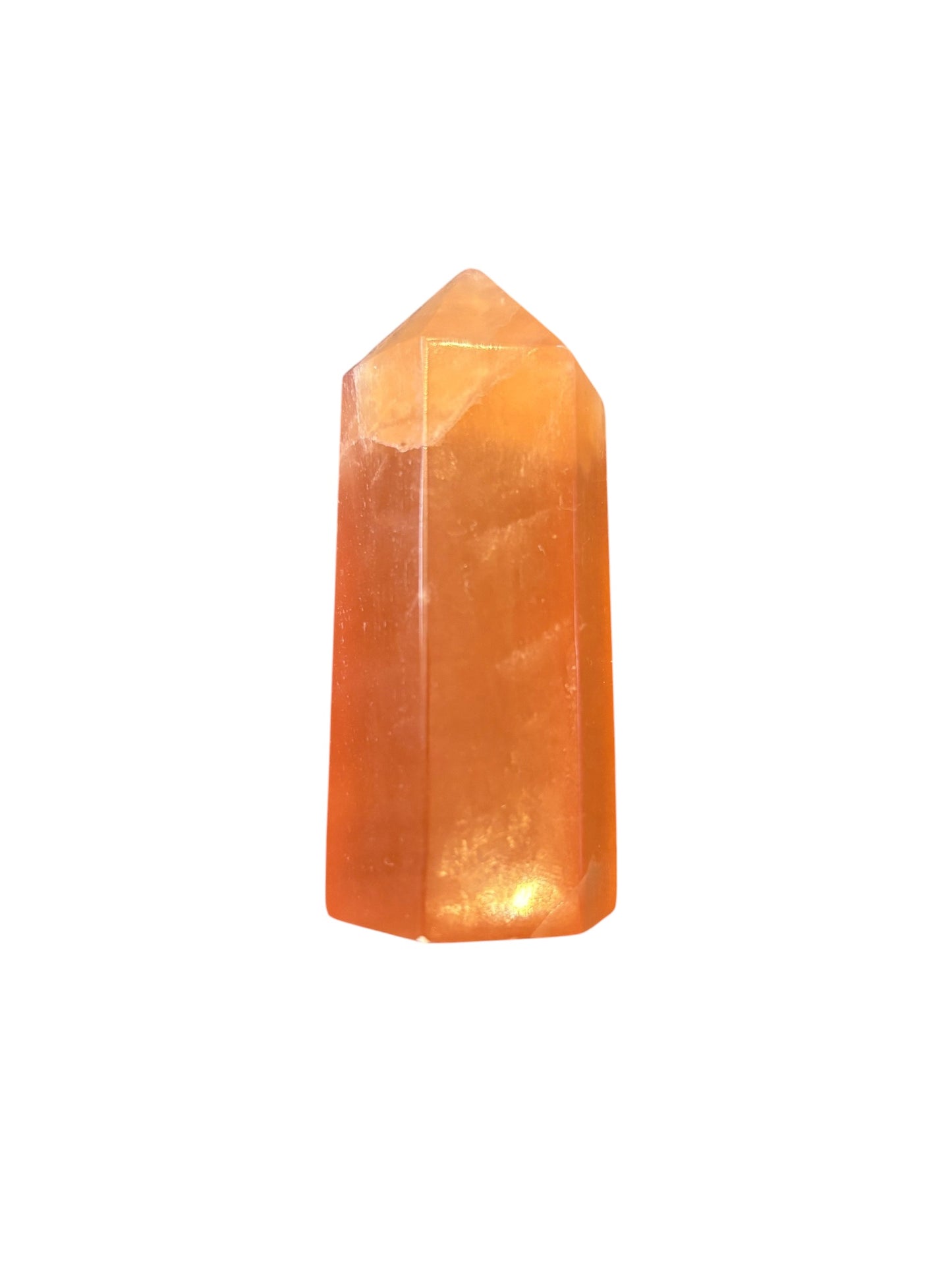 77mm Honey Calcite Point
