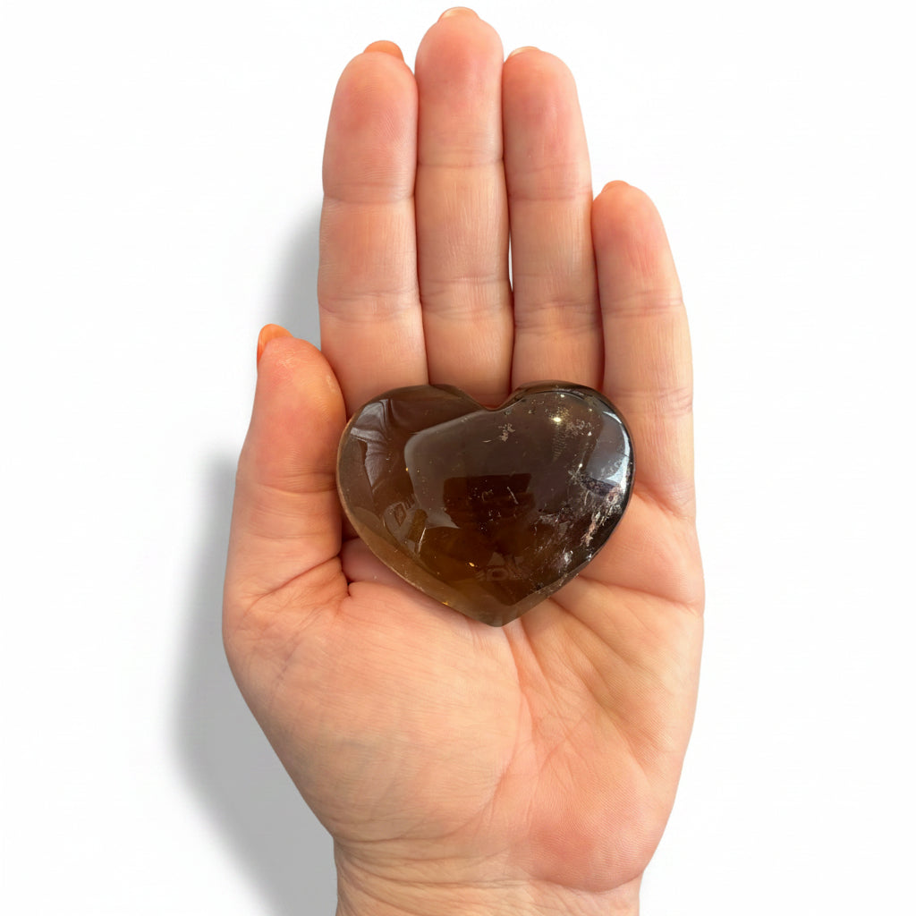 98g Smokey Quartz Heart