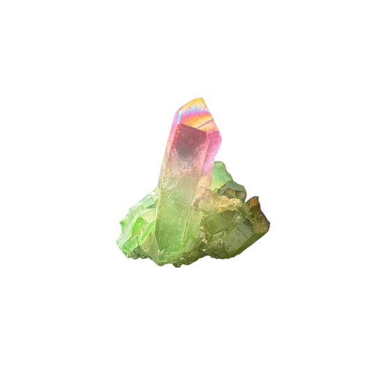 46g Aura Quartz Pink/Green Raw